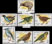 *Známky Nikaragua 1990 Vtáci séria MNH - Kliknutím na obrázok zatvorte -